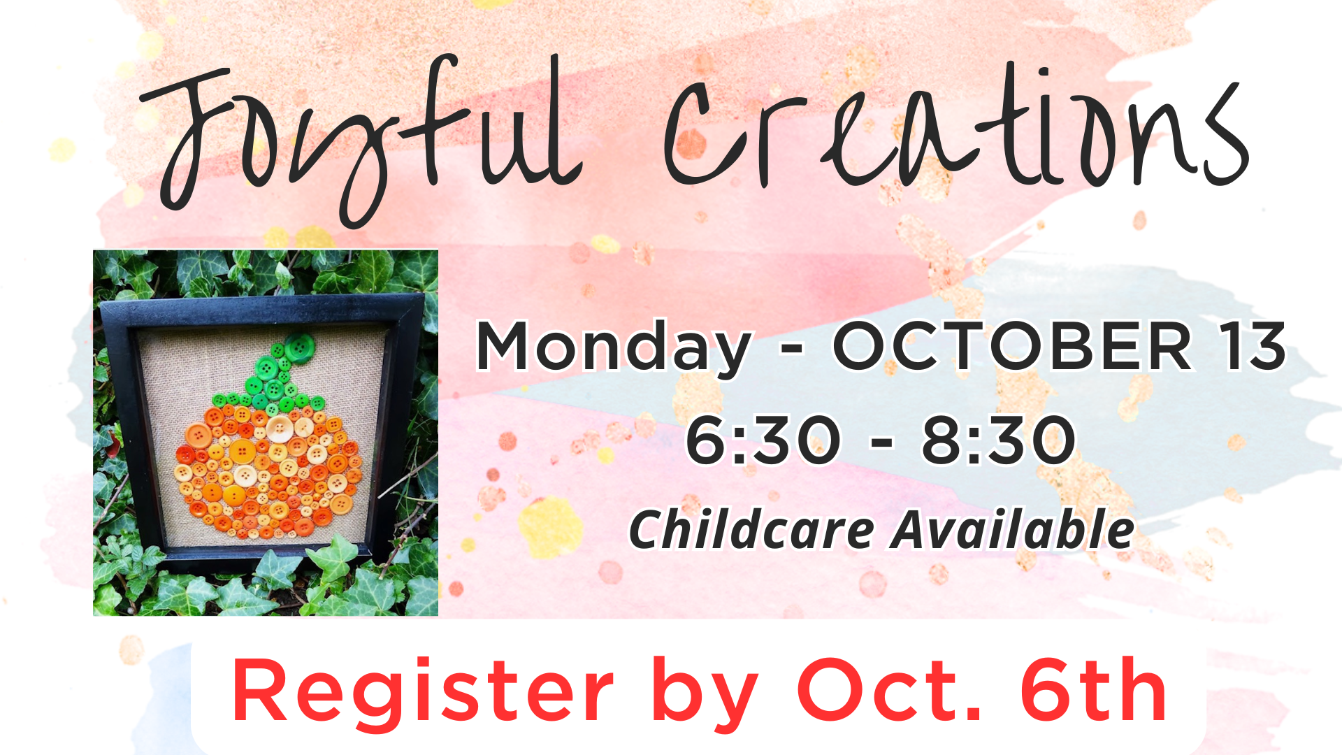 Joyful Creations.  Women's Crafting Fellowship.